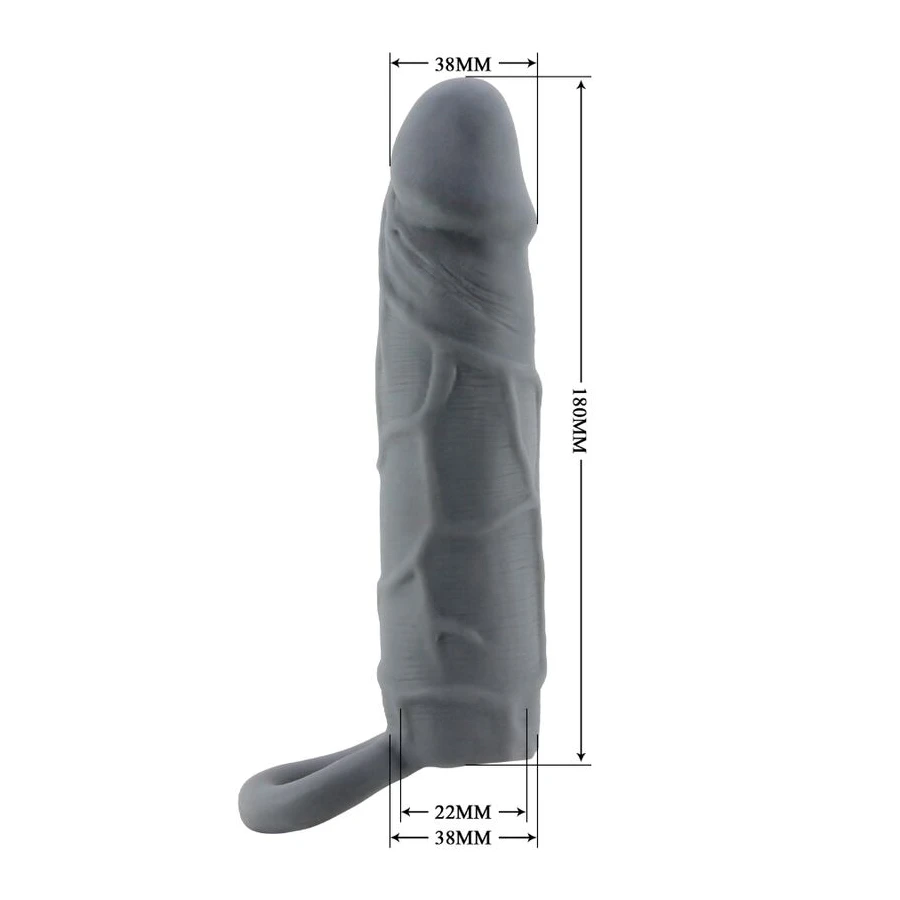 PRETTY LOVE - REALISTIC SKIN PENE SLEEVE GRIGIO SCURO
